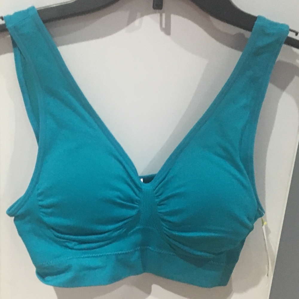 Teal bra